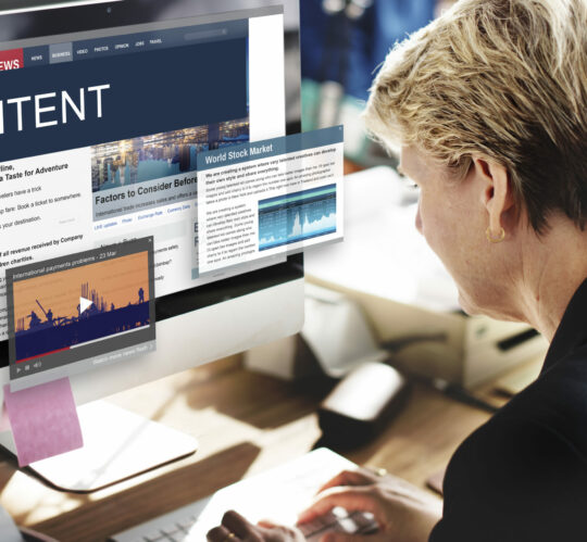 Media Journalism Global Daily News Content Concept