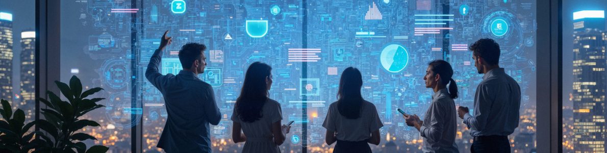 team-looking-futuristic-digital-interface-office